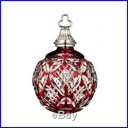 Waterford 2015 Annual Red Cased Ball Ornament Bnib #40005050 Christmas Save$$ Fs