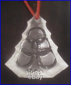 Waterford Christmas Ornament 1999 five 5 Golden Rings gold crystal