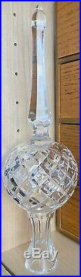 Waterford Christmas Tree Topper Lismore Pattern Excellent Condition