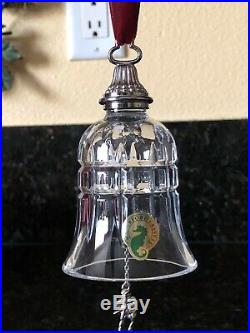 Waterford Crystal 10 Lords A Leaping Bell Ornament 12 Days of Christmas