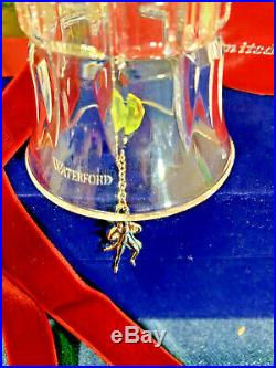 Waterford Crystal 10 Lords-a-Leaping Bell Ornament 12 Days of Christmas MIB
