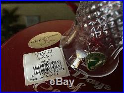 Waterford Crystal 11 Pipers Piping Bell Ornament 12 Days of Christmas