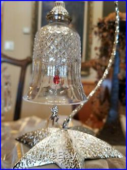 Waterford Crystal 11 Pipers Piping Bell Ornament 12 Days of Christmas EXC No Box