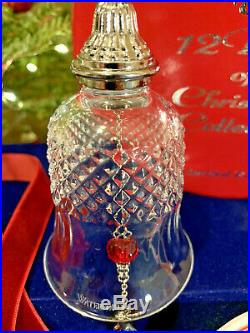 Waterford Crystal 11 Pipers Piping Bell Ornament 12 Days of Christmas Mint MIB