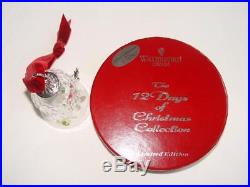 Waterford Crystal 12 DRUMMERS DRUMMING 12 Days of Christmas Bell Box Documents