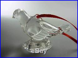 Waterford Crystal 12 Days Christmas 1996 2 Turtle Doves Ornament NIB
