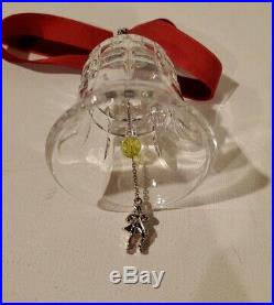 Waterford Crystal 12 Days Of Christmas Bell 10 Lords a Leaping 10th Ed with Box
