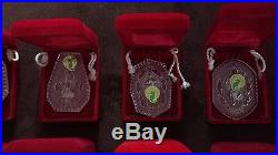 Waterford Crystal 12 Days Of Christmas Ornaments 10 Pc. Set 1982 1995
