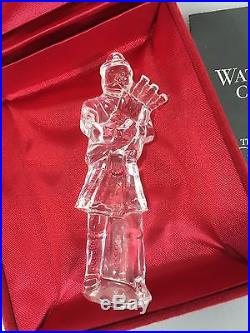 Waterford Crystal 12 Days of Christmas 11 Pipers Ornament 2005 Pouch Box