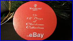 Waterford Crystal 12 Days of Christmas 11 Pipers Piping Bell Ornament MIB Mint