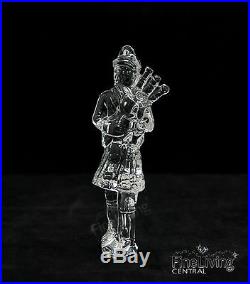 Waterford Crystal 12 Days of Christmas 11th ED 2005 11 Pipers Piping Ornament
