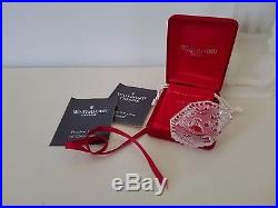 Waterford Crystal 12 Days of Christmas 1982 PARTRIDGE PEAR TREE Ornament MIB