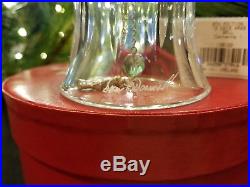 Waterford Crystal 12 Days of Christmas 8 Maids a Milking Bell Ornament Signed