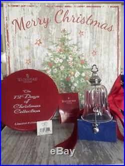 Waterford Crystal 12 Days of Christmas 9 Ladies Dancing Bell Ornament
