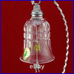 Waterford Crystal 12 Days of Christmas Bell 10th 10 Ten Lords a Leaping Ornament