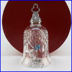 Waterford Crystal 12 Days of Christmas Bell 7 Swans A Swimming Kenmare Ornament
