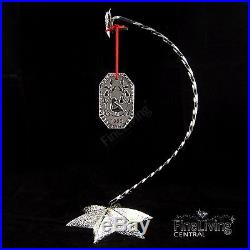 Waterford Crystal 12 Days of Christmas Ornament 1982 Partridge in a Pear Tree