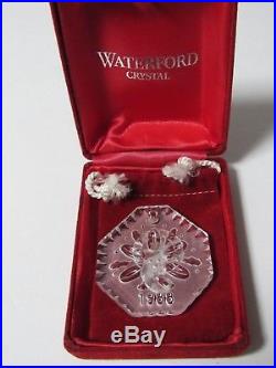 Waterford Crystal 12 Days of Christmas Ornaments Lot of 1987 1995