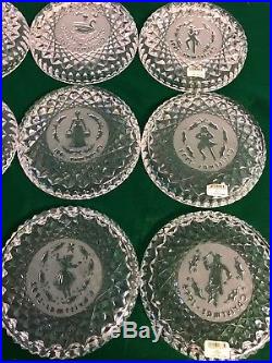 Waterford Crystal 12 Days of Christmas Plate Set -ALL 12 PLATES