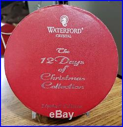 Waterford Crystal 12 Days of Xmas 8th Edition Bell Ornament NEW RARE