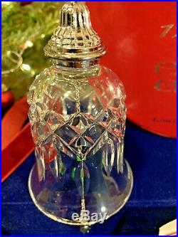 Waterford Crystal 12 Drummers Drumming- Days Of Christmas Bell Ornament Mint