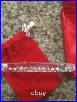 Waterford Crystal 1982 PARTRIDGE IN A PEAR TREE 12 Days Christmas Ornament + Box