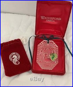Waterford Crystal 1982 PARTRIDGE in a PEAR TREE 12 Days Of Christmas Ornament