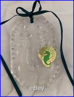 Waterford Crystal 1982 PARTRIDGE in a PEAR TREE 12 Days Of Christmas Ornament