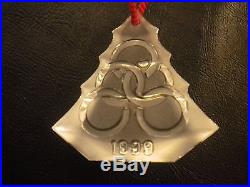 Waterford Crystal 1999 Five Golden Rings Ornament Christmas 5th Edition 12 Days