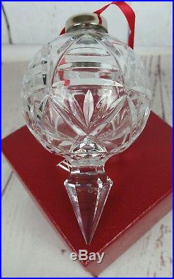 Waterford Crystal 2001 Annual Ball Ornament- 10th Edition Rare Christmas