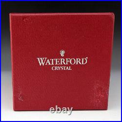 Waterford Crystal 2002 Ball Ornament Ruby Red Cased Spire is very special MIB
