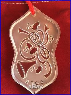 Waterford Crystal 2002 Christmas Ornament