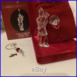 Waterford Crystal 2005 11 Pipers Piping Ornament Twelve Days Of Christmas NWT