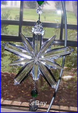 Waterford Crystal 2007 Partridge Pear Tree Crystal Christmas Tree Ornament RARE
