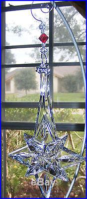 Waterford Crystal 2008 Snow Star Crystal Christmas Tree Ornament