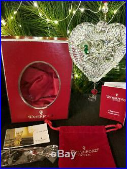 Waterford Crystal 2008 Twelve Days of Christmas 2 Turtle Doves Ornament Mint Box