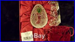 Waterford Crystal 2009 Twas the Night Before Christmas Stocking Ornament NEW NIB