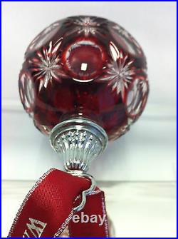 Waterford Crystal 2011 Ruby Red Cased Ball Christmas Ornament, Collection