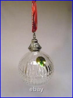 Waterford Crystal 2013 Lismore Annual Ball Christmas Ornament New In Box