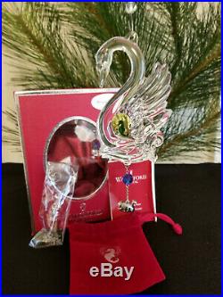Waterford Crystal 2013 Twelve Days of Christmas 12 Swans-a-Swimming Ornament NIB