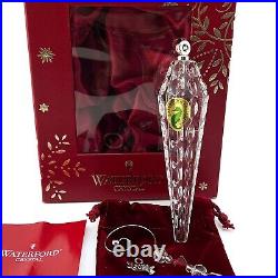 Waterford Crystal 2014 Icicle Ornament 5 1st Annual for tree or display MIB