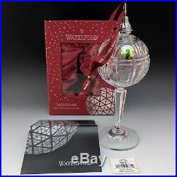 Waterford Crystal 2015 Times Square Ball Xmas Ornament MIB Gift of Fortitude
