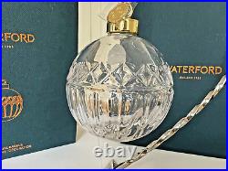 Waterford Crystal 2022 Annual Bauble Ball Ornament Mib Clear Crystal 1064619