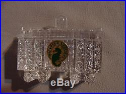 Waterford Crystal 4 Christmas Tree Ornaments Sleeping Mouse etc SIGNED COA MIB