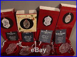 Waterford Crystal 8 Songs of Christmas Glass Ornaments 3rd-Final Edition 98-05