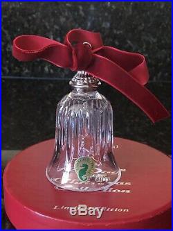 Waterford Crystal 9 Ladies Dancing Bell Ornament 12 Days of Christmas