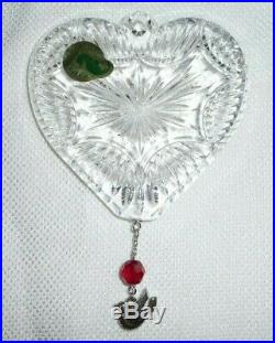 Waterford Crystal Annual 2008 TURTLE Dove Ornament & Charm 12 Days of Xmas MIB