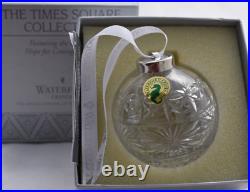 Waterford Crystal Christmas Ball Ornament Courage Hope Series 2003 Times Square