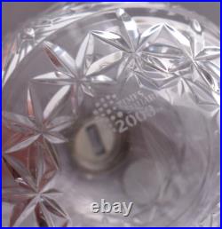 Waterford Crystal Christmas Ball Ornament Courage Hope Series 2003 Times Square