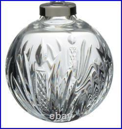 Waterford Crystal Christmas Ball Ornament Healing Hope Series 2002 Times Square